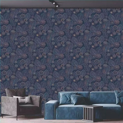 Ref.28273 papel pintado antibes iberostil flores moderno tejido no tejido lavable