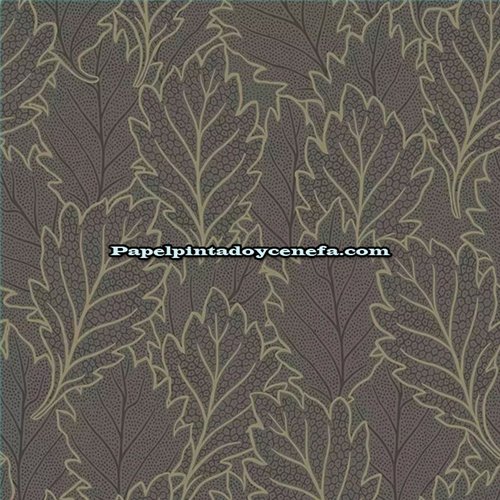 Ref.28263 papel pintado antibes iberostil hojas moderno tejido no tejido lavable