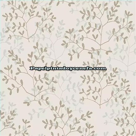 Ref.28251 papel pintado antibes iberostil ramas moderno tejido no tejido lavable