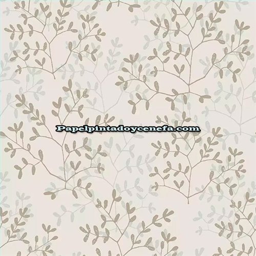 Ref.28251 papel pintado antibes iberostil ramas moderno tejido no tejido lavable