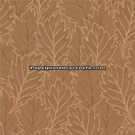 Ref.28262 papel pintado antibes iberostil hojas moderno tejido no tejido lavable