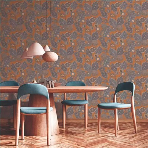Ref.28272 papel pintado antibes iberostil flores moderno tejido no tejido lavable
