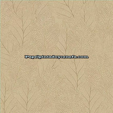 Ref.28261 papel pintado antibes iberostil hojas moderno tejido no tejido lavable