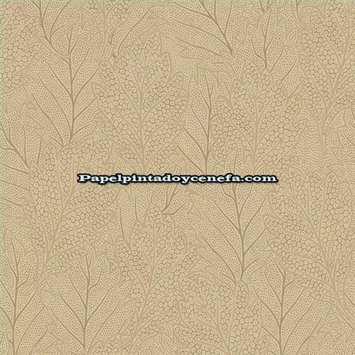 Ref.28261 papel pintado antibes iberostil hojas moderno tejido no tejido lavable
