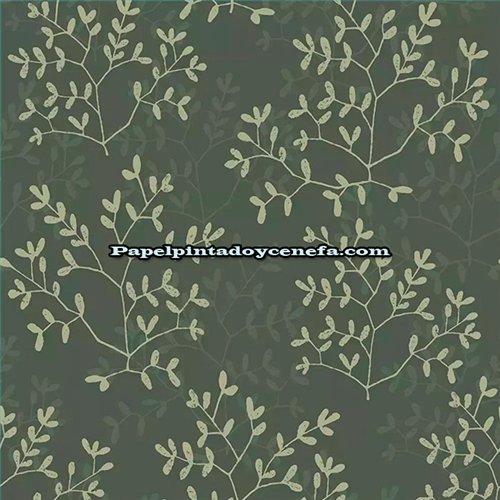 Ref.28253 papel pintado antibes iberostil ramas moderno tejido no tejido lavable