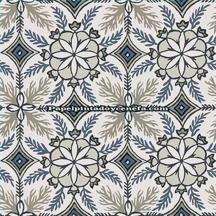 Ref.28242 papel pintado antibes iberostil geometrico moderno tejido no tejido lavable