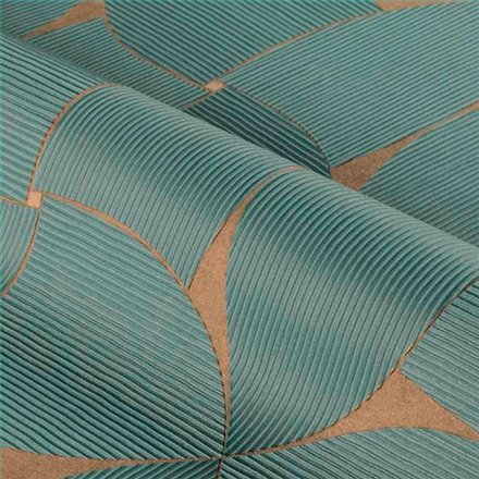 Ref.78130508 ambiente con striato texturas mosaico pétalos Marrón sobre fondo Verde