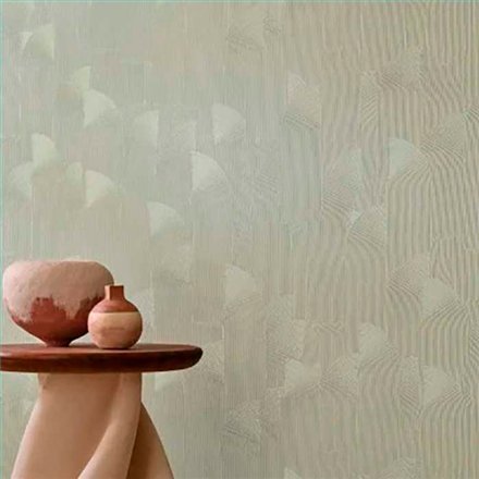 Ref.78141120 ambiente con striato texturas arcos art déco acabado Verde
