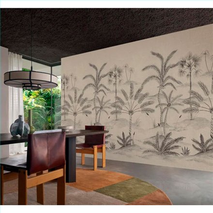 Ref.78223874 foto de ambiente mural oasis racines en tono Marrón