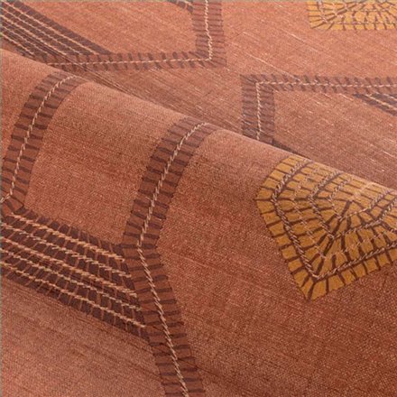 Ref.78190712 estancia decorada con mosaico art déco Ocre y Marrón y fondo Caldera, racines
