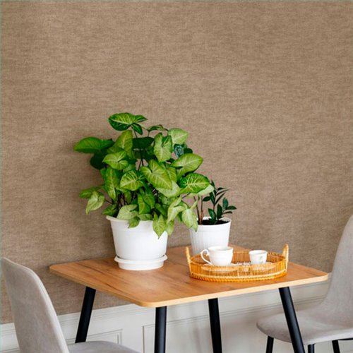 Ref.3715 papel pintado living textures textura rugosa de color Marrón