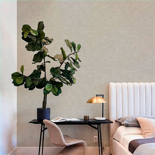 Ref.3747 papel pintado living textures textura rugosa en tono Topo