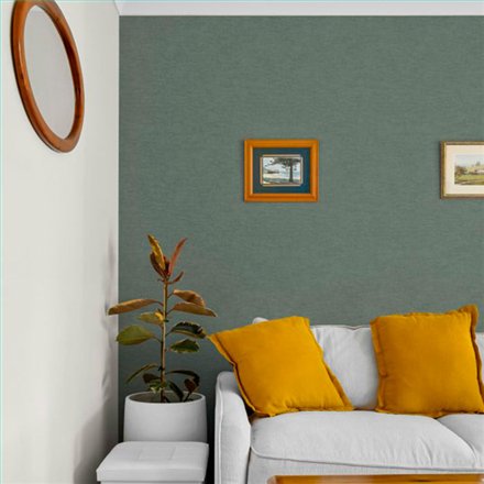 Ref.3746 papel pintado living textures textura rugosa de color Verde