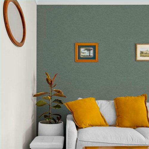 Ref.3746 papel pintado living textures textura rugosa de color Verde
