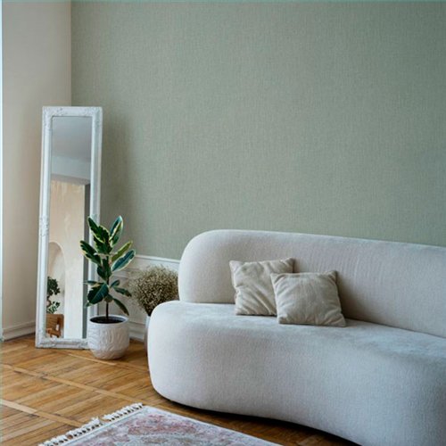 Ref.3719 papel pintado living textures textura rugosa de color Verde