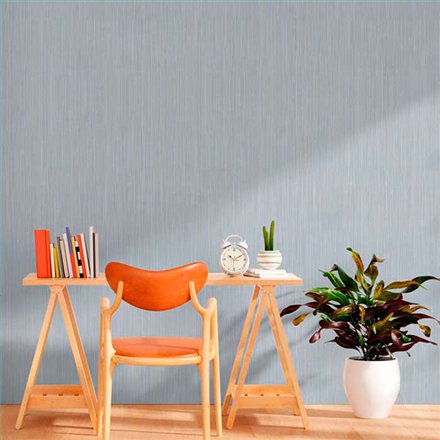 Ref.13339 papel pintado tahiti rayas finas Beige y fondo Azul