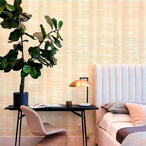 Ref.13326 papel pintado tahiti rayas colores Topo, fondo Beige