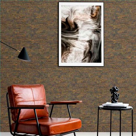 Ref.13368 papel pintado tahiti textura Topo, Marrón y Bronce sobre Verde