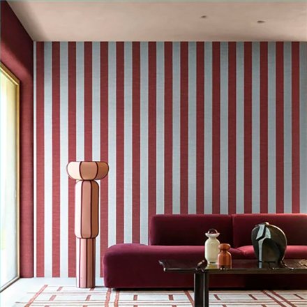 Ref.H73815922 ambiente con edition rayures liso Beige sobre fondo Topo