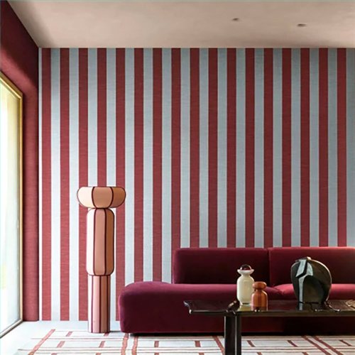 Ref.H73815922 ambiente con edition rayures liso Beige sobre fondo Topo