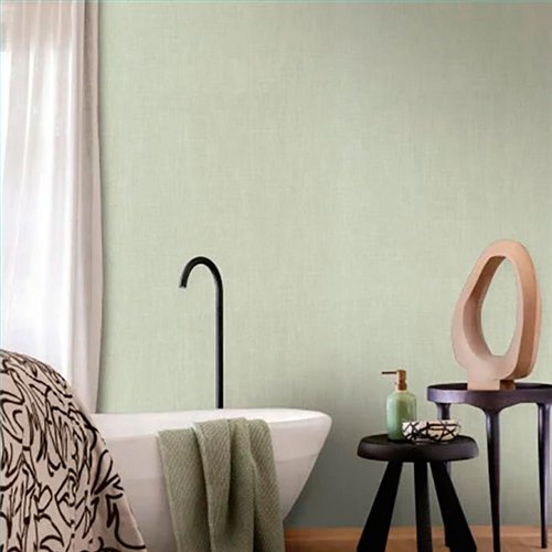 Ref.H73816100 ambiente con edition rayures liso Beige sobre fondo Verde