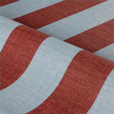 Ref.78060916 ambiente real de rayas edition rayures, sobre fondo Granate en tonos Azul