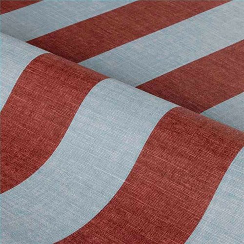 Ref.78060916 ambiente real de rayas edition rayures, sobre fondo Granate en tonos Azul