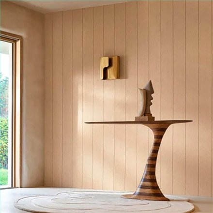 Ref.78082246 estancia decorada con rayas Marrón y fondo Beige, edition rayures