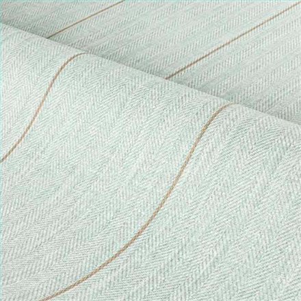 Ref.78082344 estancia decorada con rayas Beige y Topo y fondo Verde, edition rayures