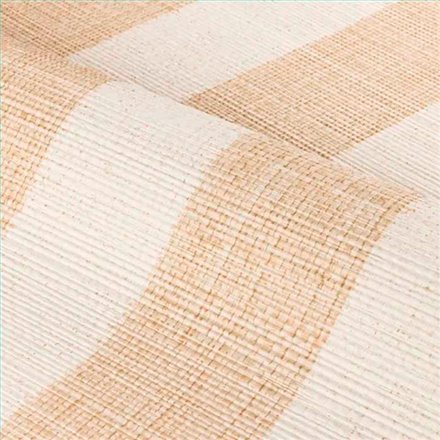 Ref.78124792 ambiente real de rayas edition rayures, sobre fondo Beige en tonos Blanco Roto