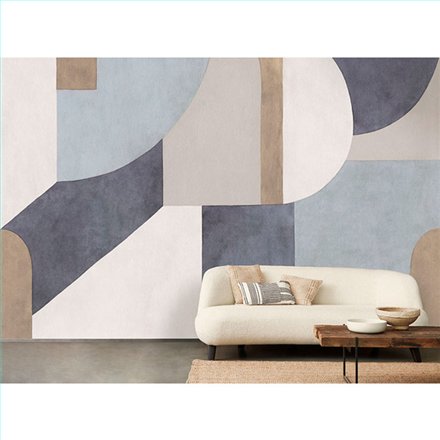 Ref.WDWT202206210NW ambiente real de arcos abstractos wonderwalls 3, en tono Multicolor