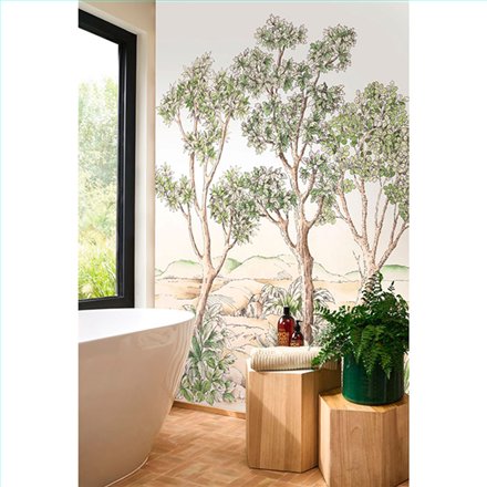 Ref.WDWT202217605NW ambiente real de bosque natural wonderwalls 3, acabado Multicolor