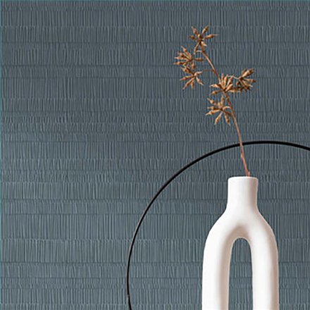 Ref.TN29034 foto de ambiente rayas terra nova fondo Azul con Gris