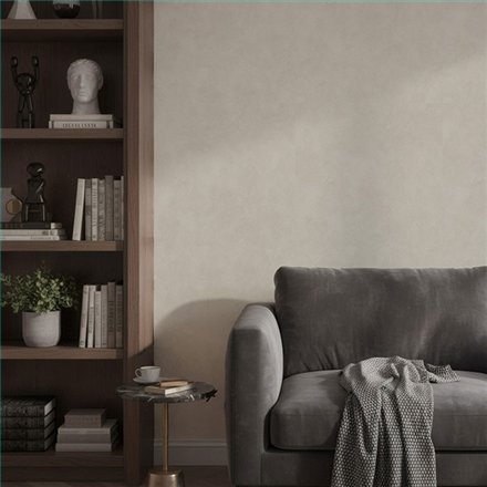 Ref.SILE-004 ambiente con silence estuco cemento acabado Beige