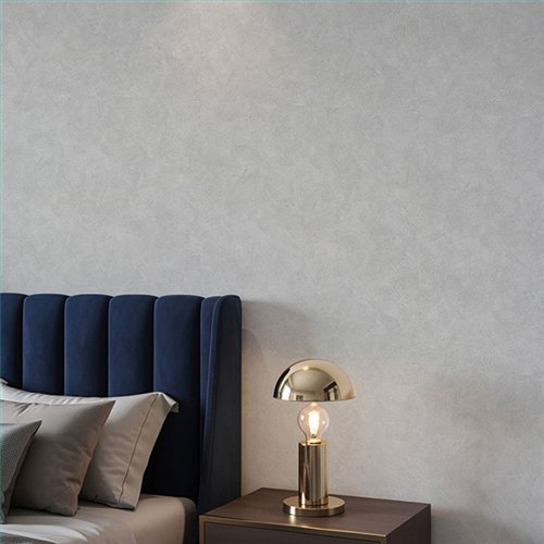 Ref.SILE-018 ambiente real de estuco cemento silence, acabado Gris