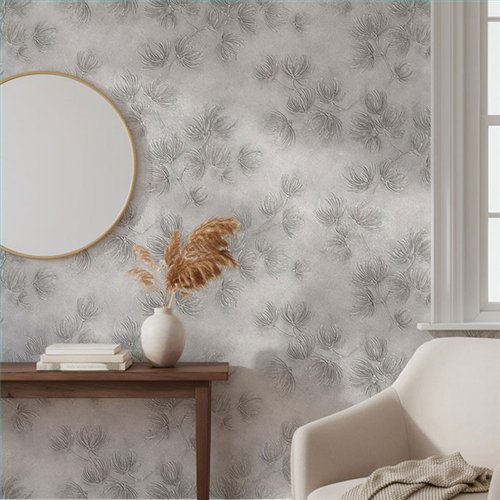 Ref.SILE-022 ambiente con silence ramas de pino en Gris