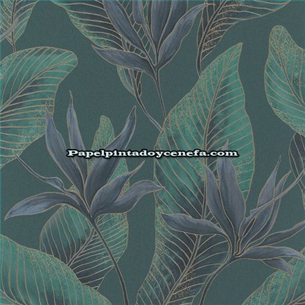 sile-043-papel-pintado-silence-gestera-hojas-moderno-tejido-no-tejido-fregable