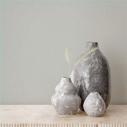 Ref.SILE-046 estancia decorada con liso mate en tono Gris, silence