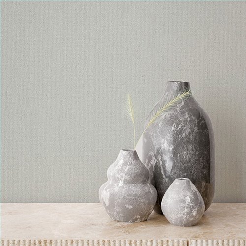 Ref.SILE-046 estancia decorada con liso mate en tono Gris, silence