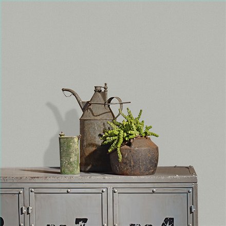 Ref.SILE-046 ambiente real de liso mate silence, en Gris