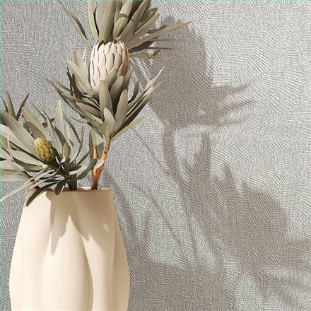 Ref.SILE-048 ambiente real de rayado fino silence, acabado Gris