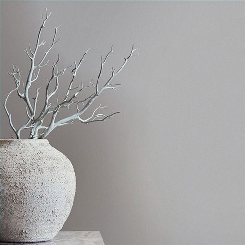 Ref.SILE-072 estancia decorada con liso mate en Gris, silence