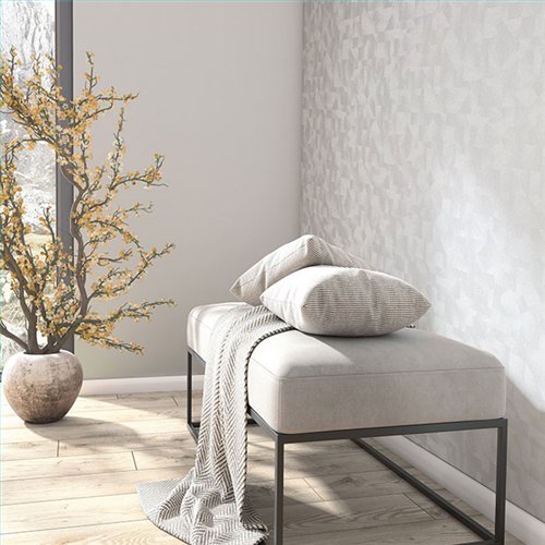 Ref.SILE-079 ambiente real de textura arena silence, en tono Gris
