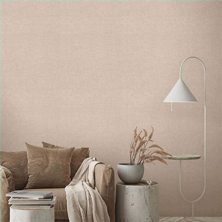 Ref.NATU-045 foto de ambiente liso lino natura en Beige
