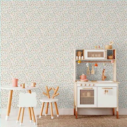 Ref.MG3203 ambiente real de flores silvestres magic, sobre fondo Blanco en tonos Amarillo, Rosa y Verde