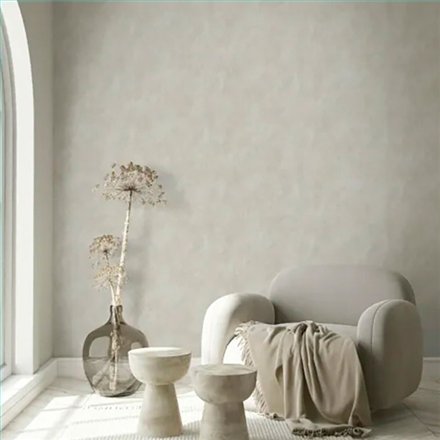 Ref.LR2100 ambiente real de efecto estuco lirico, en tono Beige