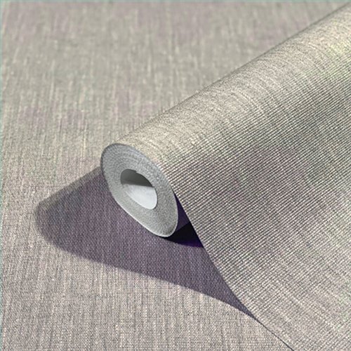 Ref.SP3329 ambiente real de liso lino supreme, sobre fondo Beige en tonos Topo