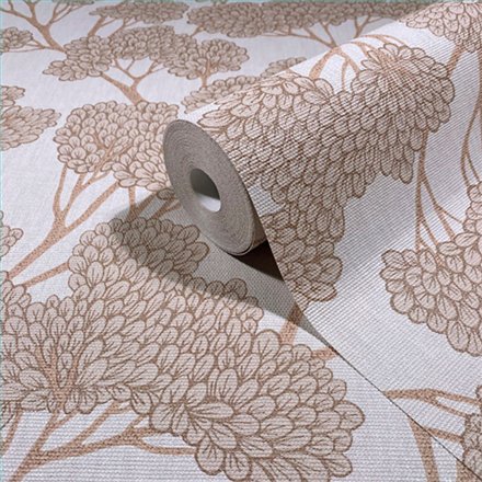 Ref.SP7040 foto de ambiente árbol oriental supreme fondo Topo con Beige y Marrón
