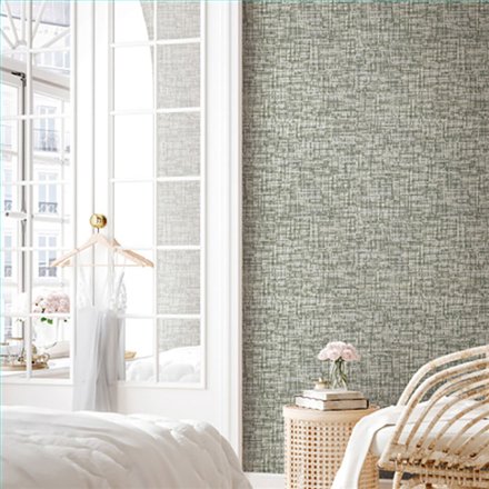 Ref.SP7031 ambiente con supreme efecto tweed Blanco sobre fondo Verde