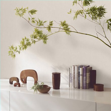 Ref.SP3325 foto de ambiente liso lino supreme fondo Blanco Roto con Gris